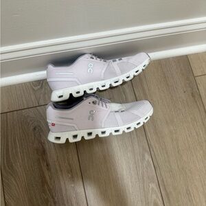 On Running Women's Athletic Shoes - Light Purple and White